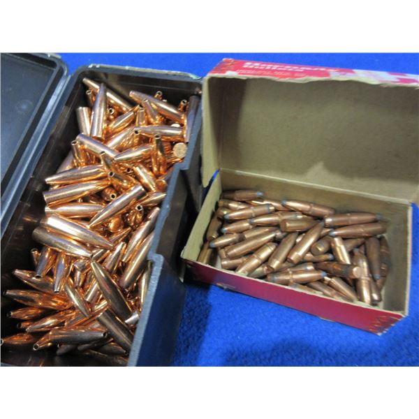 6MM .243" Barnes and Hornady Bullets - Box of 250, Box of 62
