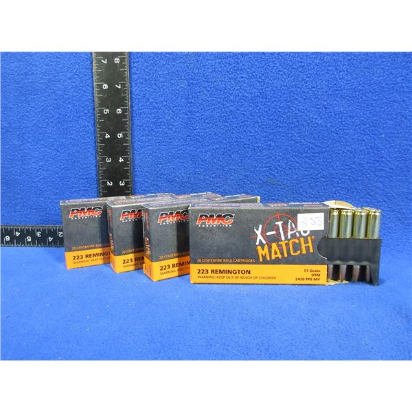 223 Rem. 77gr OTM PMC Cartridges (Pick Up or Ship by UPS Only)