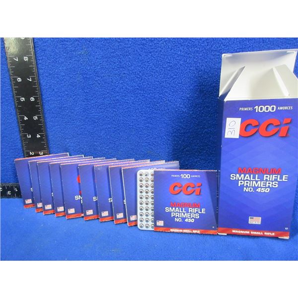 CCI Magnum Small Rifle Primers No. 450 (Pick Up or Ship by UPS Only)
