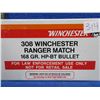 Image 2 : 308 Win. 168gr HP BT Ranger Match (Pick Up or Ship by UPS Only)