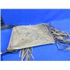 Image 2 : Leather Black Powder Possibles Bag with Fringes