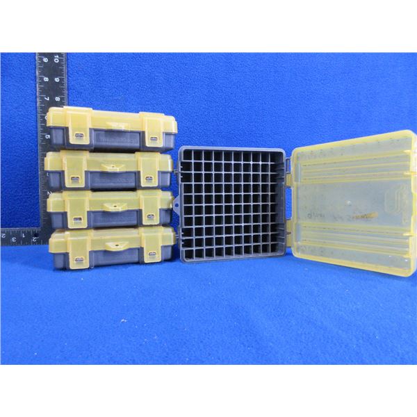 5 Plano Plastic Ammo Boxes - 9MM-380 ACP - Empty