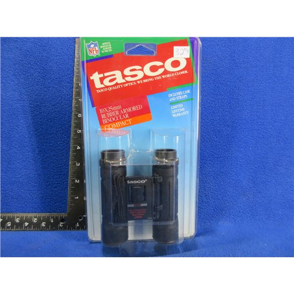 Tasco 10x25mm Rubber Armored Compact Binoculars - New Old Stock