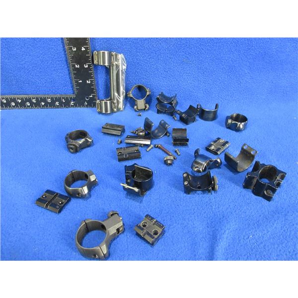 Lot of Misc. Scope Rings, Bases and Screws