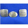Image 1 : 3 Vintage Alberta Chauffeur Badges - 1951, 1953, 1956