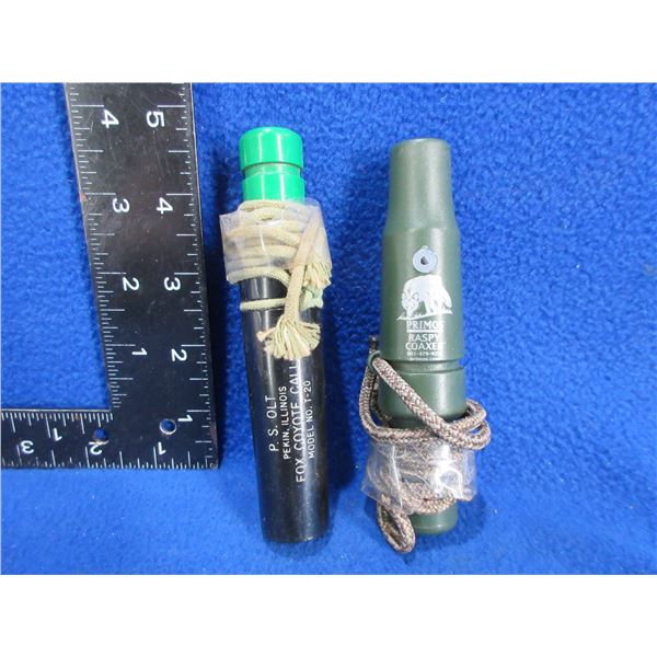 P.S. Olt Fox Coyote Call Model T-20 & Primos Raspy Coaxer