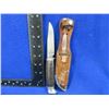 Image 1 : Robert Klaas Fixed Blade Knife with Leather Sheath - 3 1/2" Blade