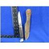 Image 2 : Robert Klaas Fixed Blade Knife with Leather Sheath - 3 1/2" Blade