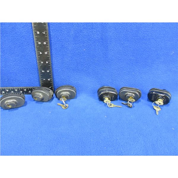 6 Trigger Locks - 3 Keyed the Same, 2 Keyed the Same, 1 Keyed Different