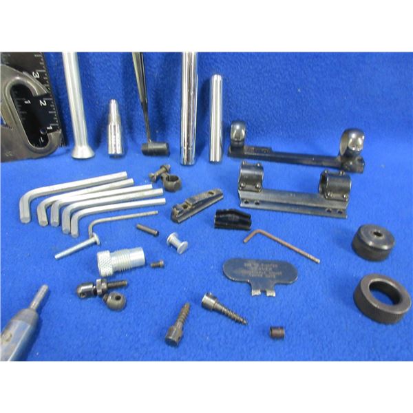 Lot of Misc. Gun and Reloading Parts - Rings, Bases, Reloading, Etc.