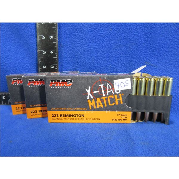 223 Rem. 77gr OTM PMC Cartridges (Pick Up or Ship by UPS Only)