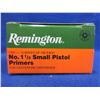 Image 2 : Remington No. 1 1/2 Small Pistol Primers (Pick Up or Ship by UPS Only)