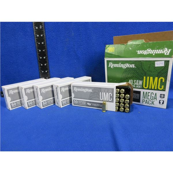 40 S&W 180gr FMJ Remington UMC (Pick Up or Ship by UPS Only)
