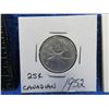Image 2 : 3 Canadian 25 Cent Coins - 1952, 1962, 1966 - .800 Silver