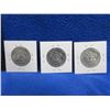 Image 5 : 3 USA "Kennedy Half Dollar" Coins - 1971, 1972, 1974