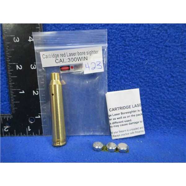 NEW - 300 Win. Cartridge Red Laser Bore Sight with Batteries