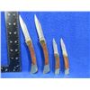 Image 1 : 4 Olympia Folding Lock Blade Knives - New Old Stock