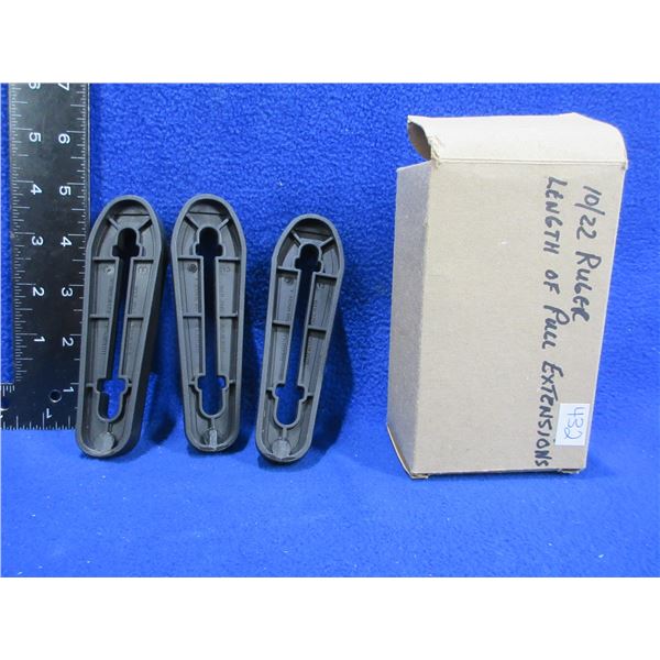 3 Ruger 10/22 Length of Pull Extensions