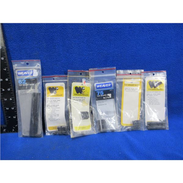 Lot of Misc. Weaver Bases - #'s 40A, 44, 45, 62, 75, 76