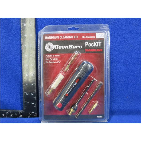 NEW - KleenBore PocKIT Handgun Cleaning Kit - .38/.357/9MM
