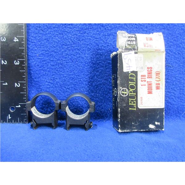 Leupold 1" STD Mount Rings - Medium (.770)