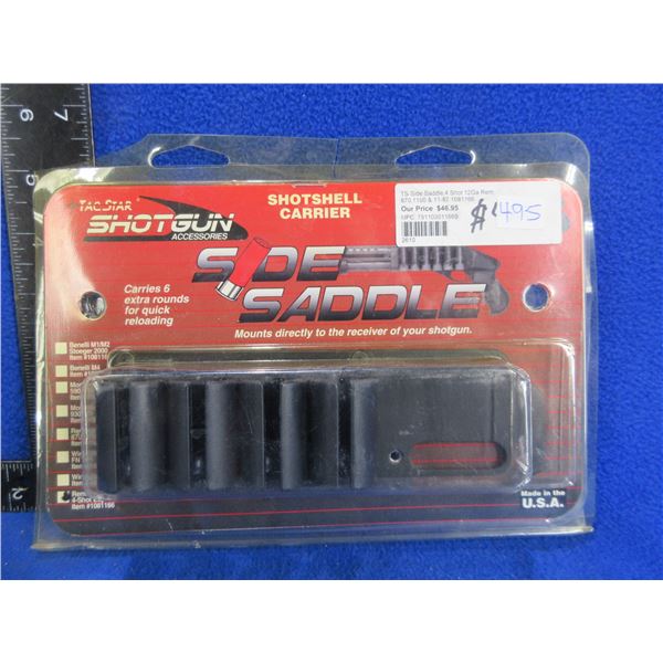 TacStar Side Saddle 4 Shot Shotshell Carrier - Rem. 870, 1100 & 11-87