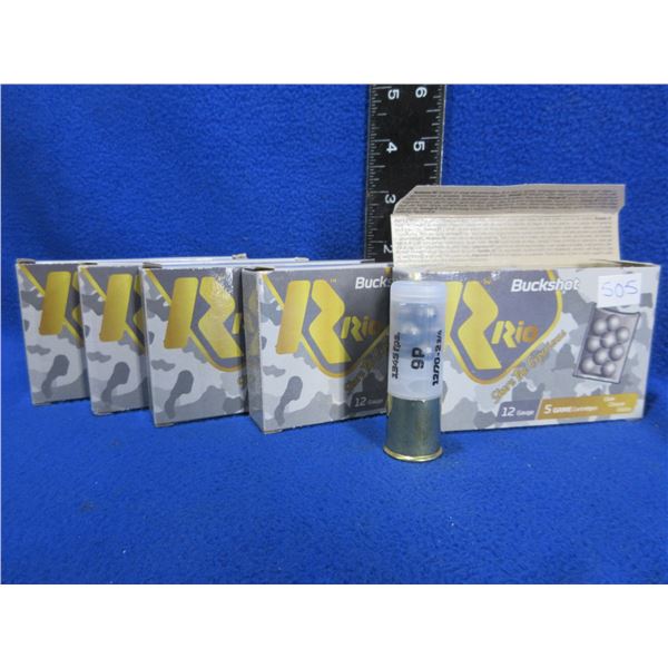 12 Ga. 2 3/4" 9P Buckshot Rio Shotshells (Pick Up or Ship by UPS Only)