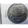 Image 4 : 3 Canadian 50 Cent Coins "George VI" - 1950, 1951, 1952 - .800 Silver