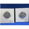 Image 2 : 6 Canadian 25 Cent Coins - 1962, 1965, 1967 x 2, 1970 and 1973