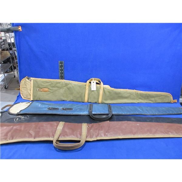 4 Soft Gun Cases - 42", 43", 47", 48" - Poor Condition