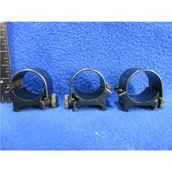 3 Weaver 1" Detachable Top Mount Rings