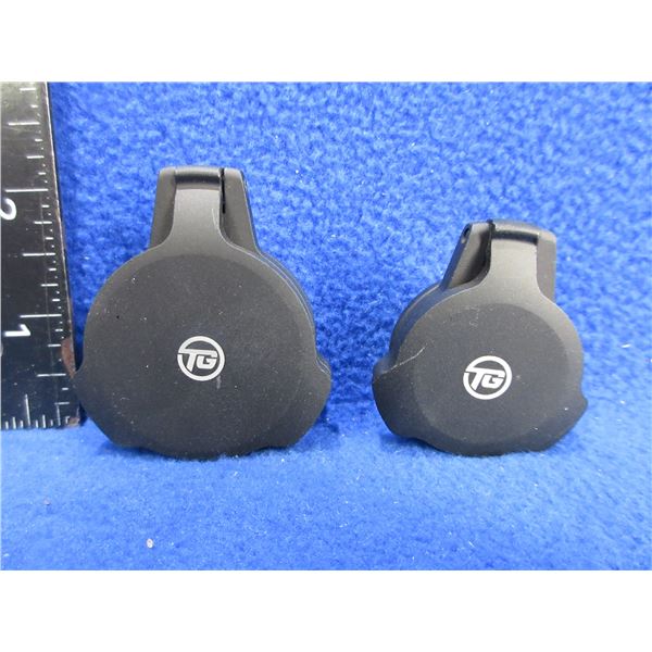 TG Flip-Up Magnetic Scope Lens Covers - 24MM & 32MM