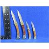 Image 1 : 4 Olympia Folding Lock Blade Knives - New Old Stock