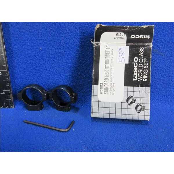 Tasco 1" Standard Height Ringset for Bridge or 2 Piece Bases