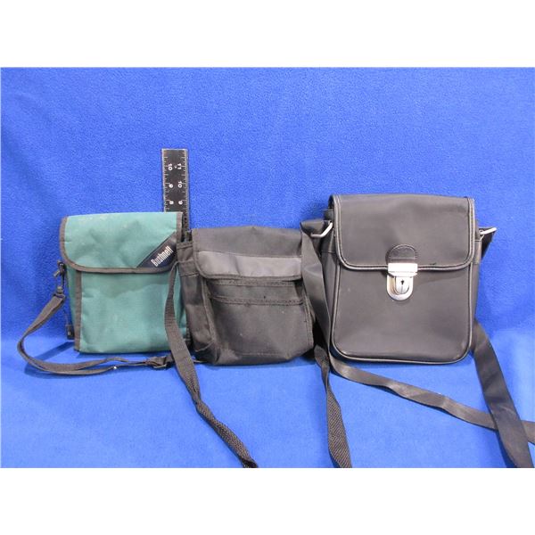 3 Soft Binocular Cases - Bushnell and 2 Others