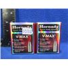 Image 1 : 22 Cal. 53gr V-Max Hornady Bullets - 2 Sealed Boxes of 100