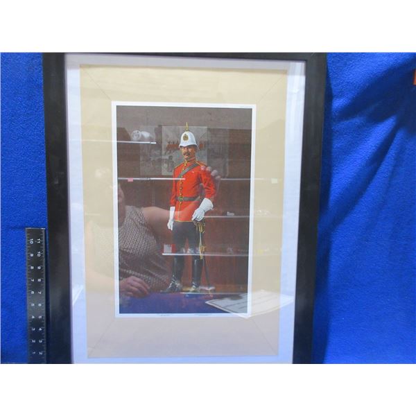 Framed North West Mounted Police Print - 1898 Dress Uniform