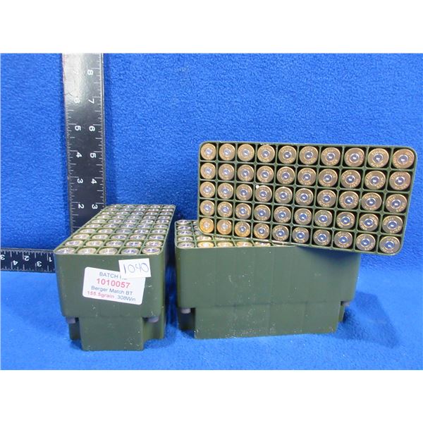 Brass Only - 308 Win. 1x Fired Military Competition Brass Unprimed