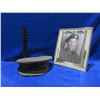 Image 1 : Vintage Canadian/British Army Officer's Dress Cap & Picture of Soldier