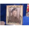 Image 2 : Vintage Canadian/British Army Officer's Dress Cap & Picture of Soldier