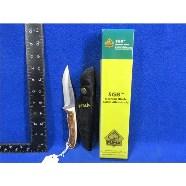 NEW - Puma SGB Catamount Stag German Blade Fixed Blade Knife