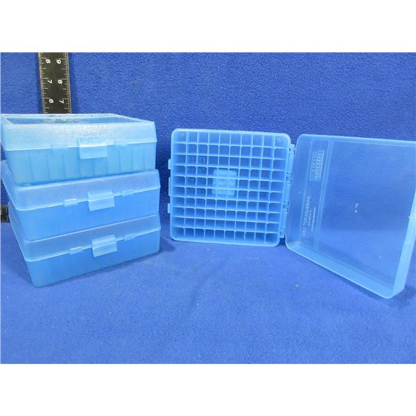 4 Empty MTM Case-Gard 100 Plastic Ammo Cases - P100-44