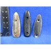 Image 1 : 3 Butt Plates - Plastic Remington and 2 Metal - All 3" C/C
