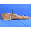 Image 1 : Leather Saddle Scabbard - Scoped Rifle Design - 36"