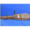 Image 4 : Leather Saddle Scabbard - Scoped Rifle Design - 36"
