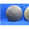 Image 2 : 3 Vintage Alberta Chauffeur Badges - 1953, 1955 x 2