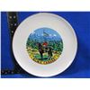 Image 1 : Vintage RCMP Canada Plate - 22 K Gold, Decorated in Canada
