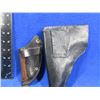 Image 2 : 2 Leather Holsters - Appear to be Post WWII German Pistol & Knife Holster