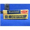Image 3 : Collector Ammo - 32-40 Win. 170gr SP (Pick Up or Ship by UPS Only)