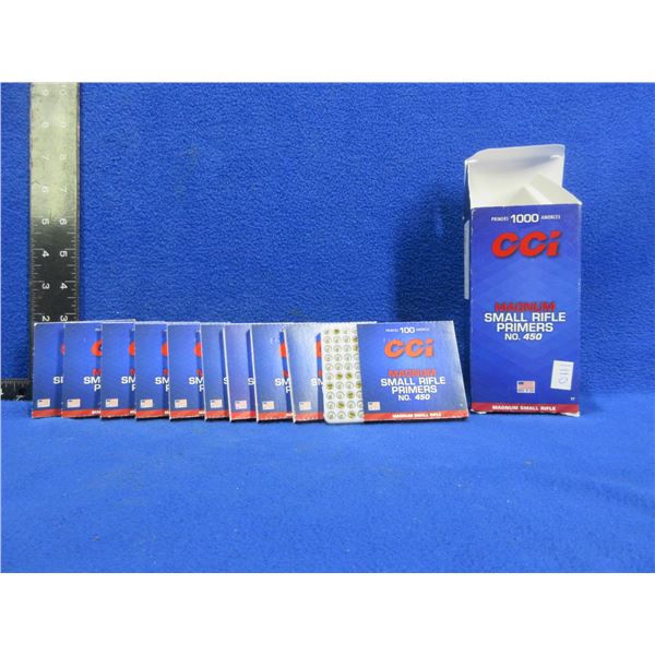 CCI Small Rifle Magnum Primers No. 450 (Pick Up or Ship by UPS Only)